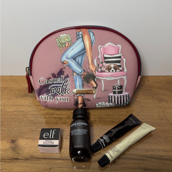 Grown Alchemist Other - Nicole Lee Cosmetic Bag, Grown Alchemist Skincare & Elf Primer Beauty Bundle